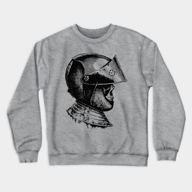 Undead Knight Crewneck Sweatshirt by blackroserelicsshop@gmail.com